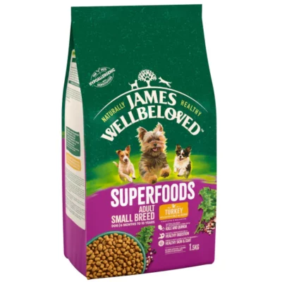 James Wellbeloved Dry Dog Food Adult Superfoods Small Breed