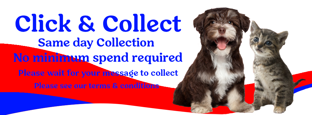 Trusty Pet Supplies Click and Collect Banner
