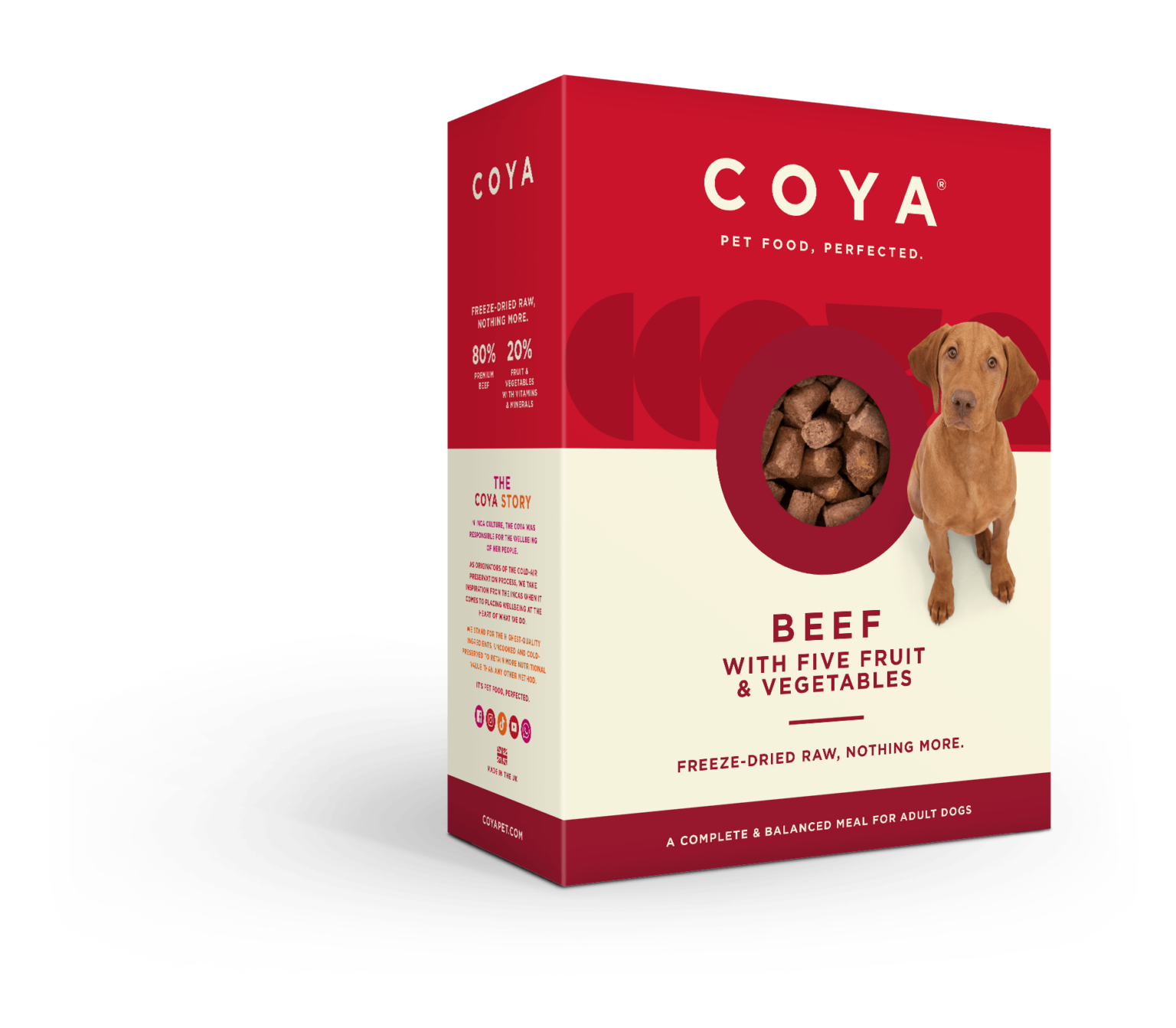 COYA Adult Dry Dog Food Beef 750g Trusty Pet Supplies