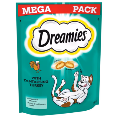 DREAMIES™ Tantalising Turkey Cat Treats 200g