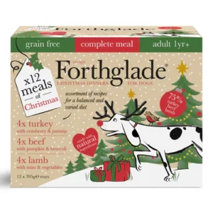 Forthglade 12 days of Christmas dog food calendar - wet food variety 12 pack