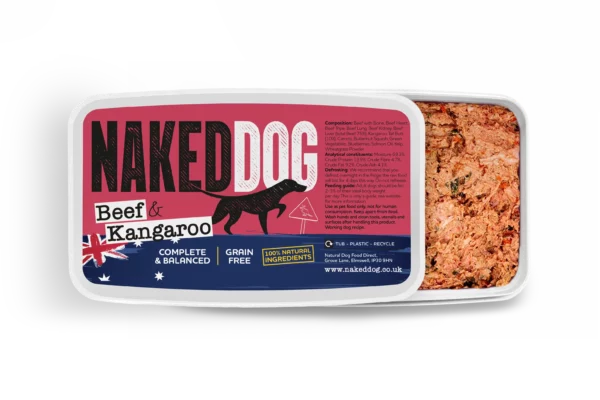 Naked Dog Original Beef & Kangaroo Raw Dog Food