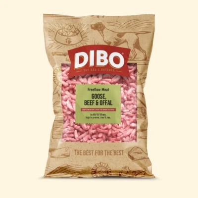 DIBO - Raw Dog Food Freeflow Goose, Beef & Offal 1kg
