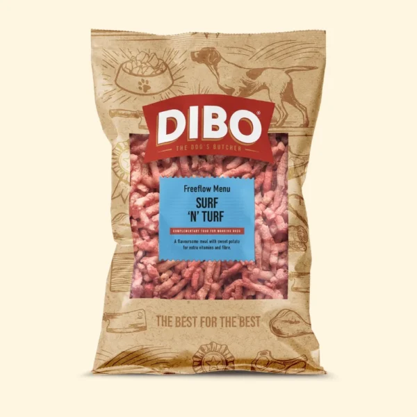 DIBO - Raw Dog Food Freeflow Surf & Turf 1kg