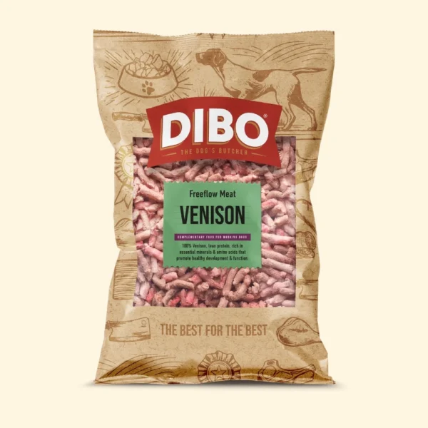 DIBO - Raw Dog Food Freeflow Venison 1kg