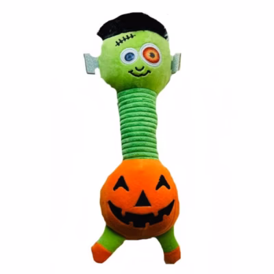 Happy Pet Halloween Long Neck Pumpkin Dog Toy