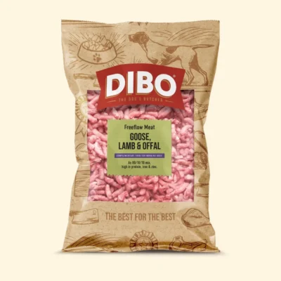 DIBO - Raw Dog Food Freeflow Goose, Lamb & Offal 1kg