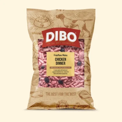 DIBO - Raw Dog Food Freeflow Chicken Dinner 1kg