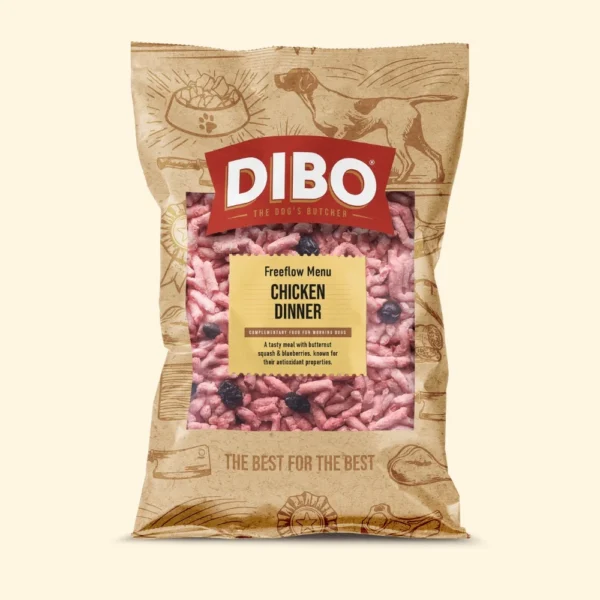 DIBO - Raw Dog Food Freeflow Chicken Dinner 1kg