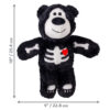 KONG Halloween Wild Knots Skeleton Bear Black Md/Lg - Image 3