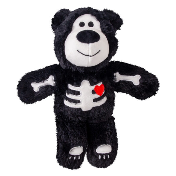 KONG Halloween Wild Knots Skeleton Bear Black Md/Lg