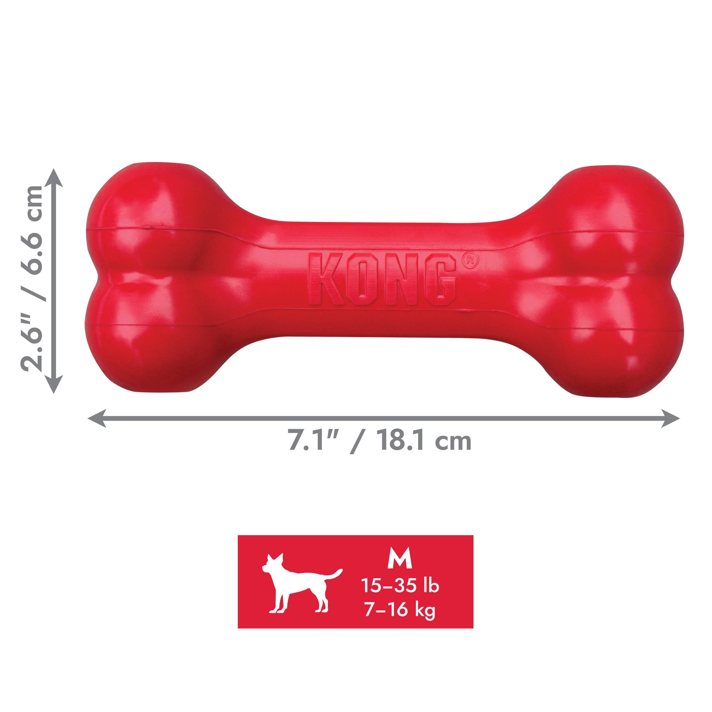 KONG Goodie Bone Md - Image 3