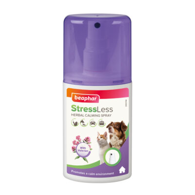 Beaphar StressLess Herbal Calming Home & Travel Spray, 125ml