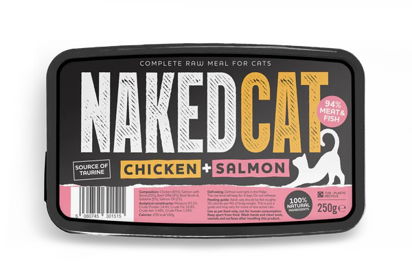 Naked Cat Chicken & Salmon 250g