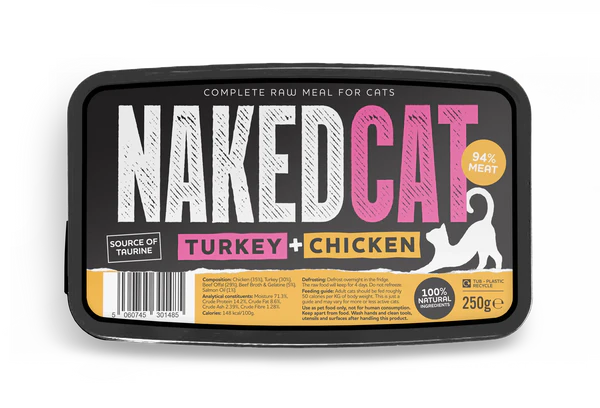 Naked Cat Turkey & Chicken 250g