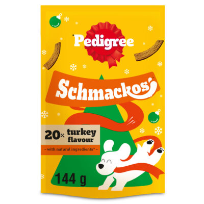 Pedigree Christmas Schmackos with Turkey 20 Sticks