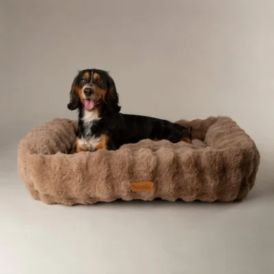 Scruffs Alpine Box Bed - Taupe - Medium