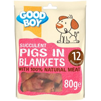 Good Boy Festive Succulent Pigs In Blankets 80g