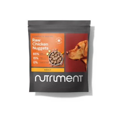 Nutriment Raw Dog Food – Raw Chicken Nuggets 1kg