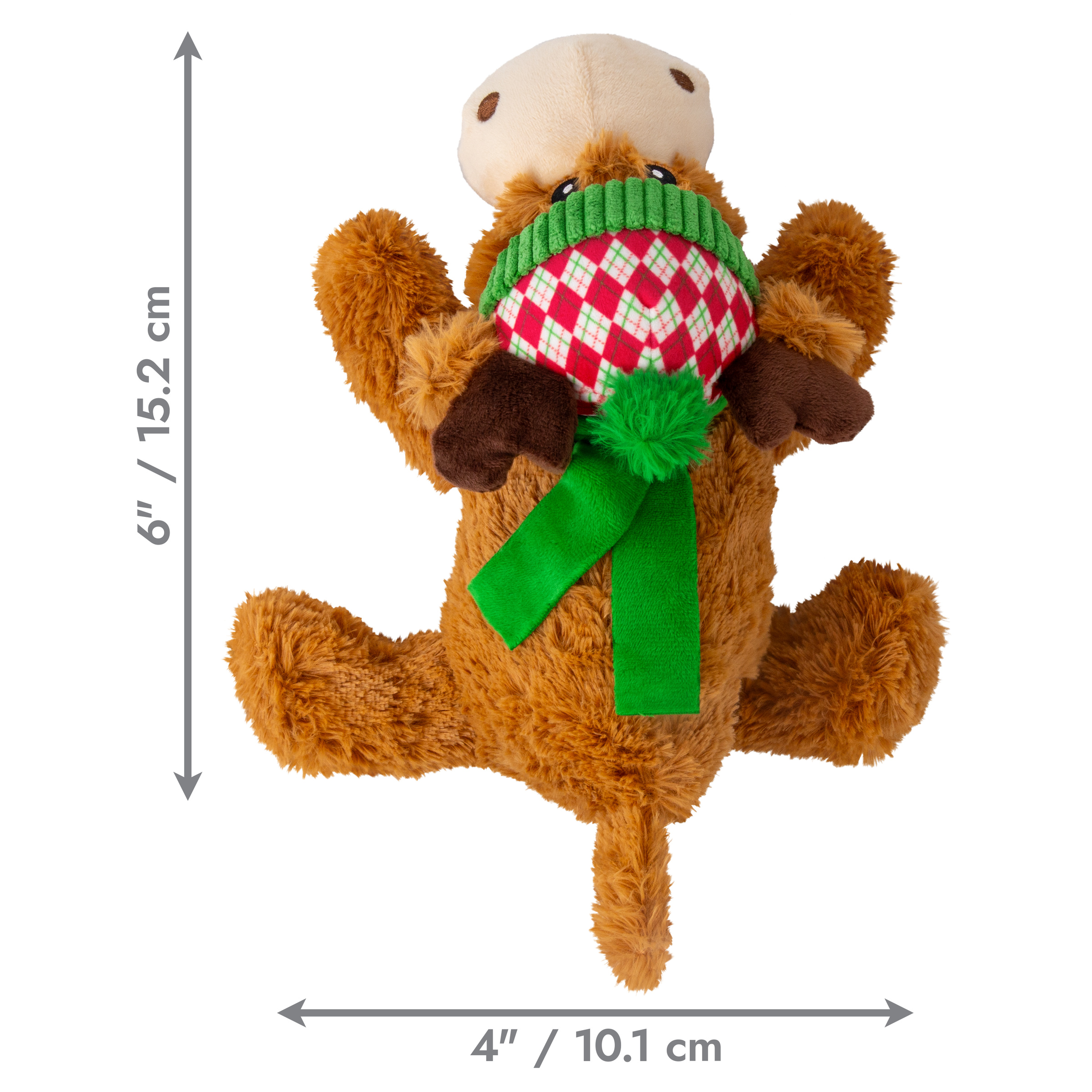 KONG Holiday Cozie™ Reindeer Md - Image 3