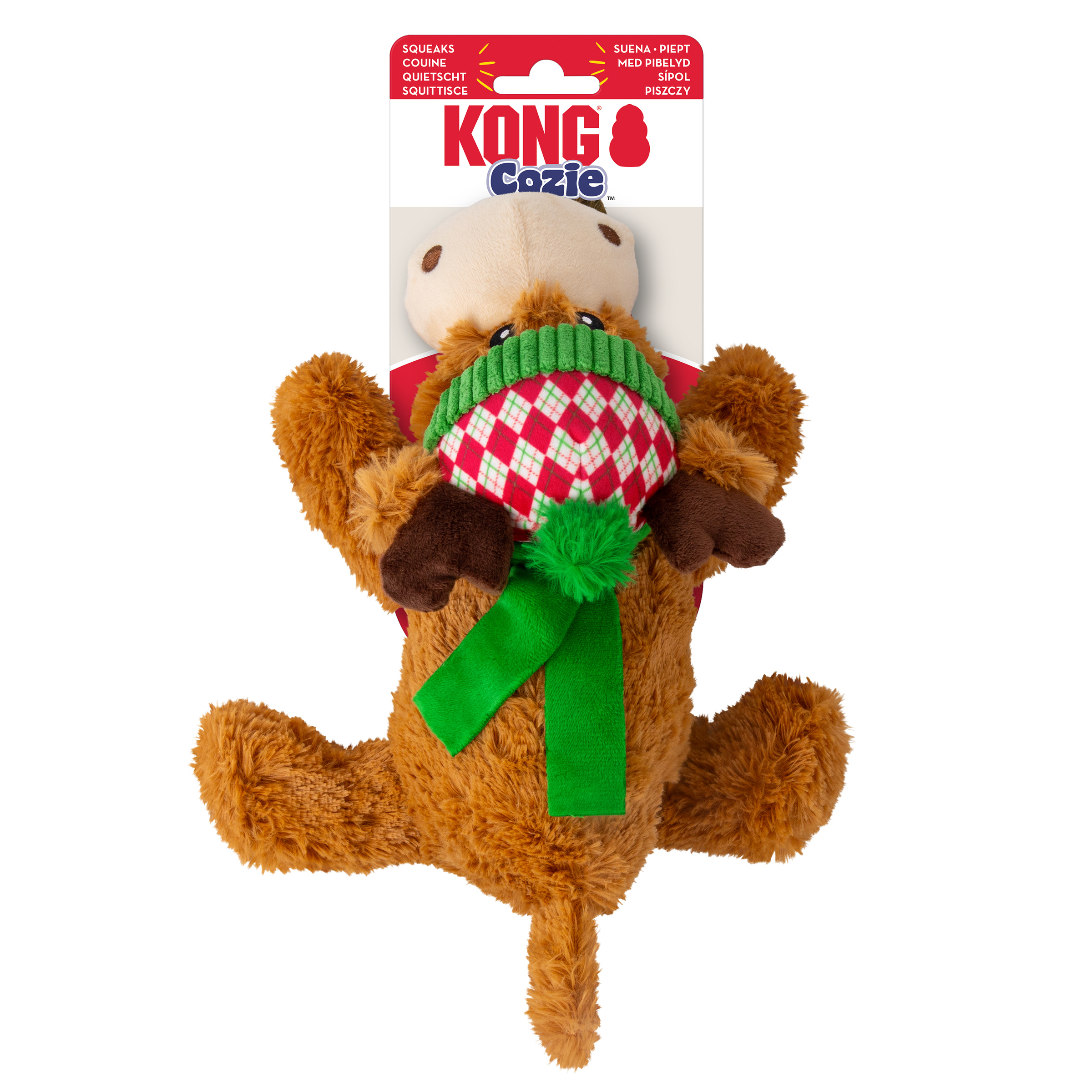 KONG Holiday Cozie™ Reindeer Md - Image 2