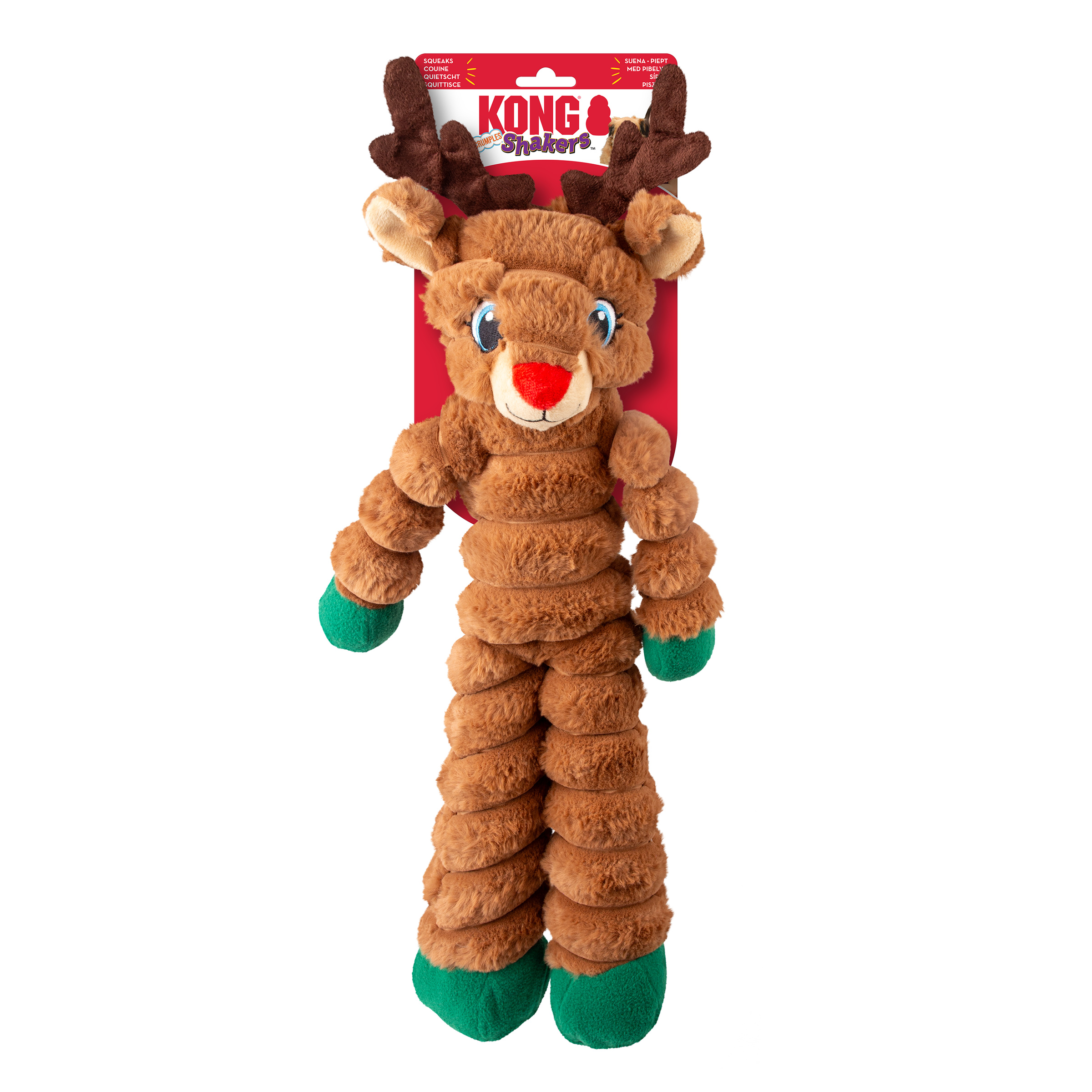 KONG Holiday Shakers™ Crumples Reindeer XL - Image 2