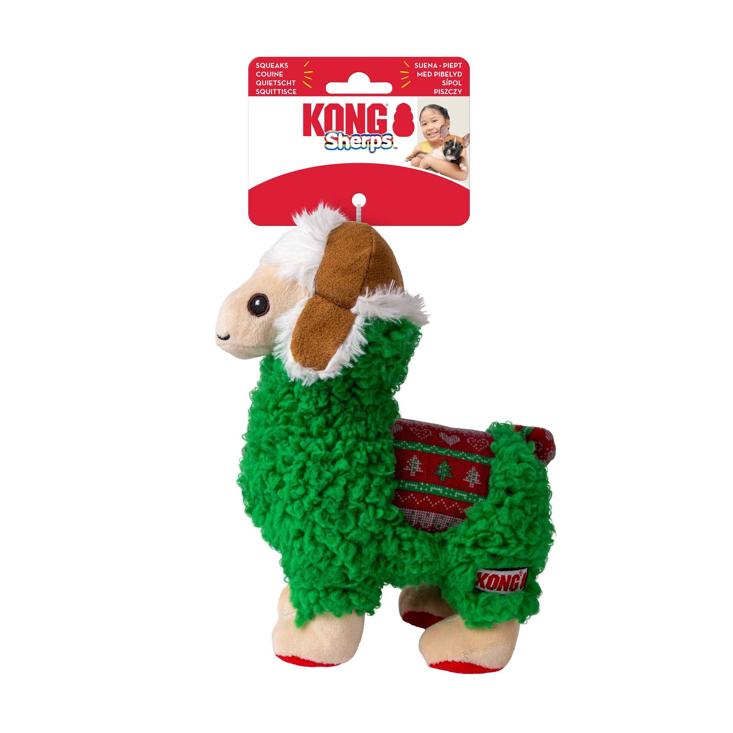 KONG Holiday Sherps™ Llama Md - Image 2
