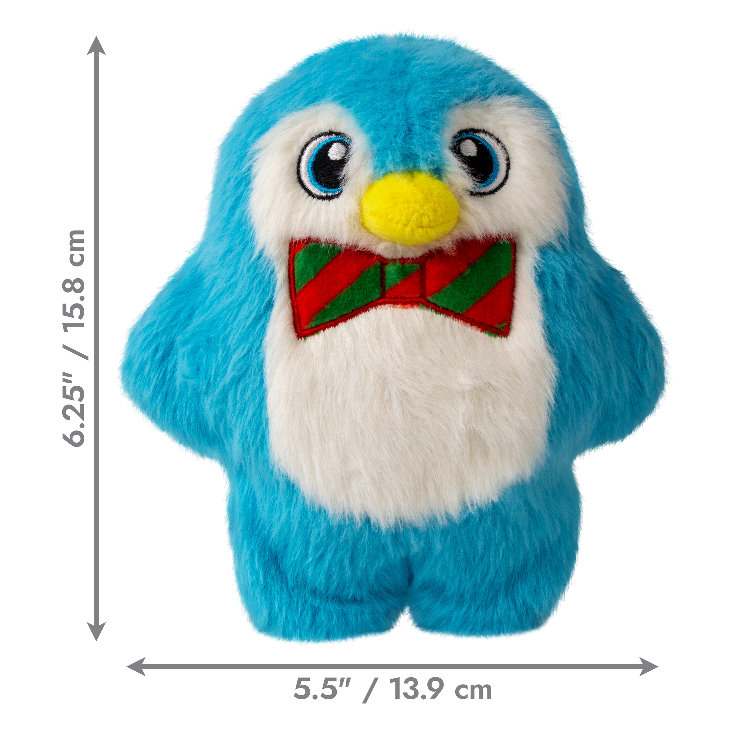 KONG Holiday Snuzzles Penguin Blue Sm - Image 3