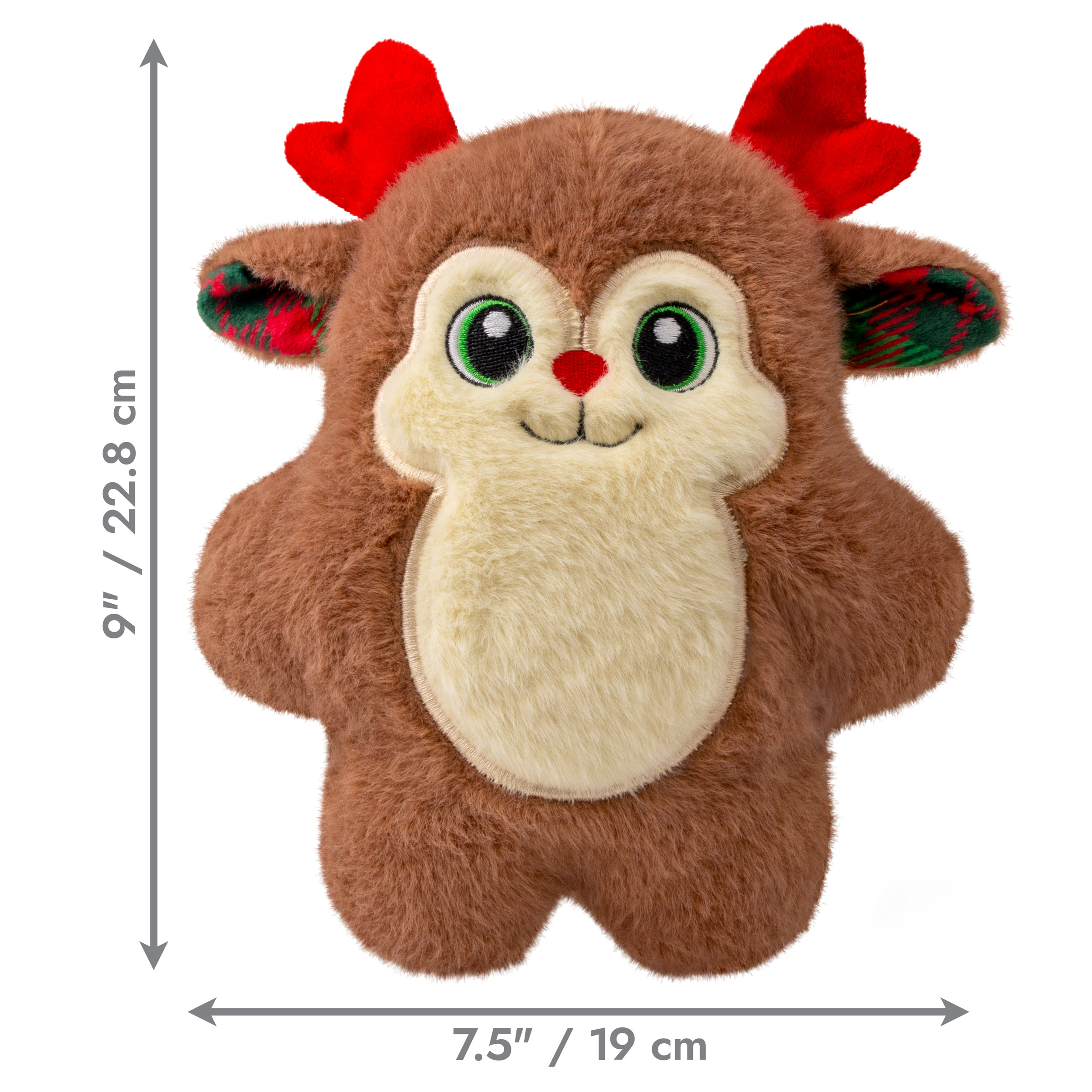KONG Holiday Snuzzles Reindeer Md - Image 3
