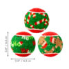 KONG Holiday SqueakAir® Balls 6-pk Md - Image 3