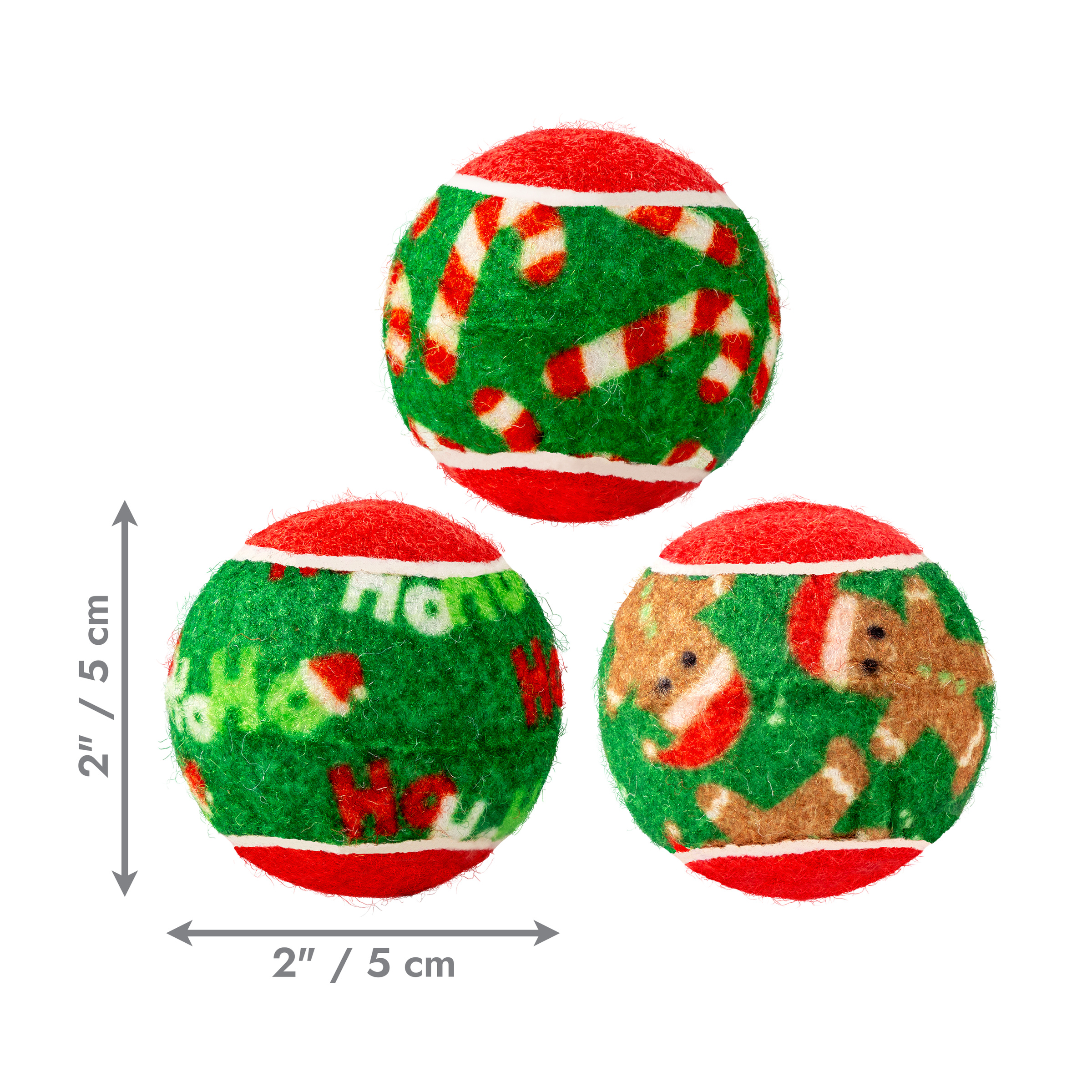 KONG Holiday SqueakAir® Balls 6-pk Sm - Image 3