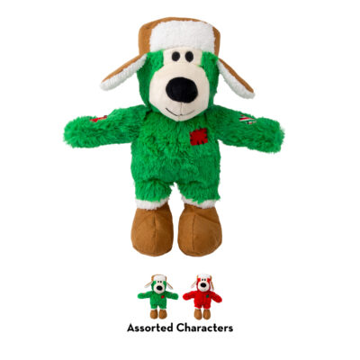 KONG Holiday Wild Knots Bear Green Sm/Md