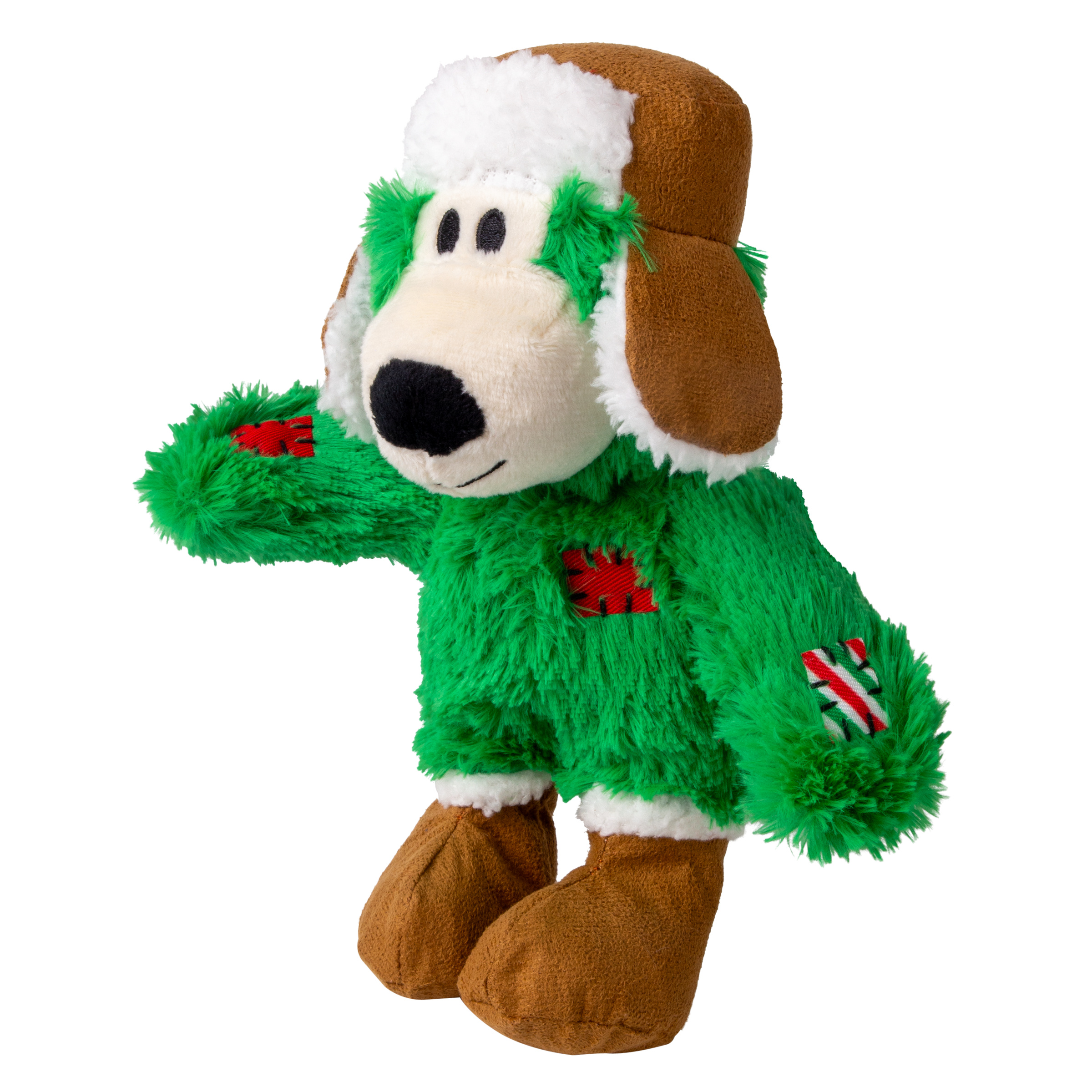 KONG Holiday Wild Knots Bear Green Md/Lg - Image 6