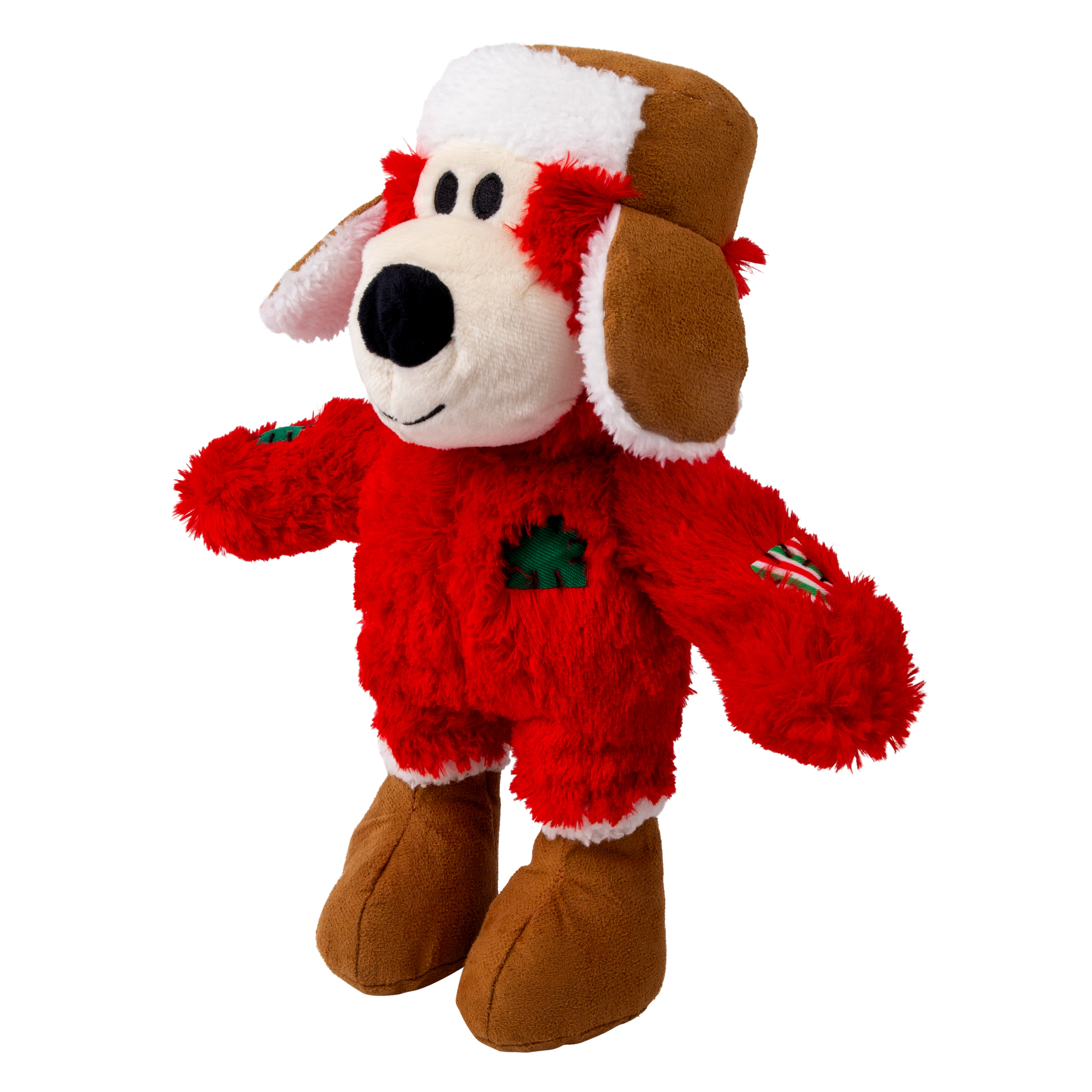 KONG Holiday Wild Knots Bear Red Sm/Md - Image 4