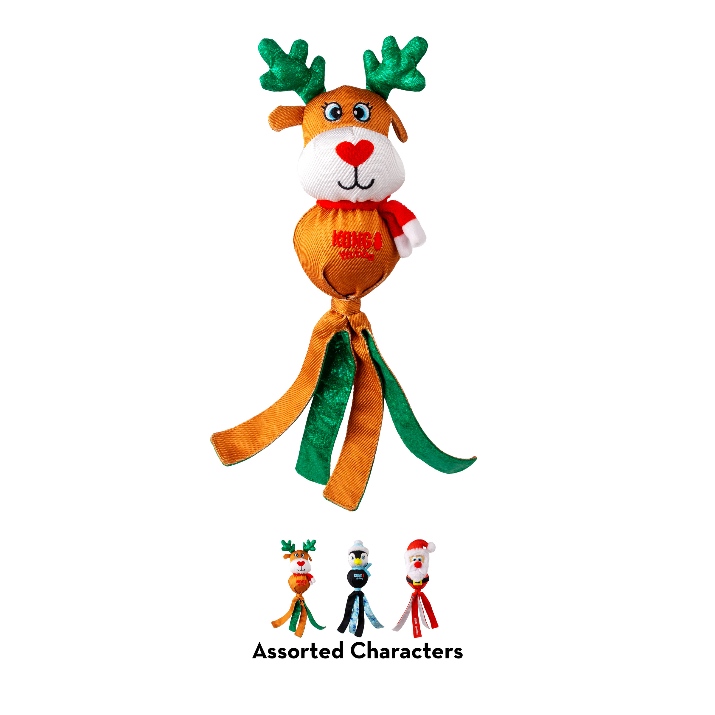 KONG Holiday Wubba™ Reindeer Lg - Image 2