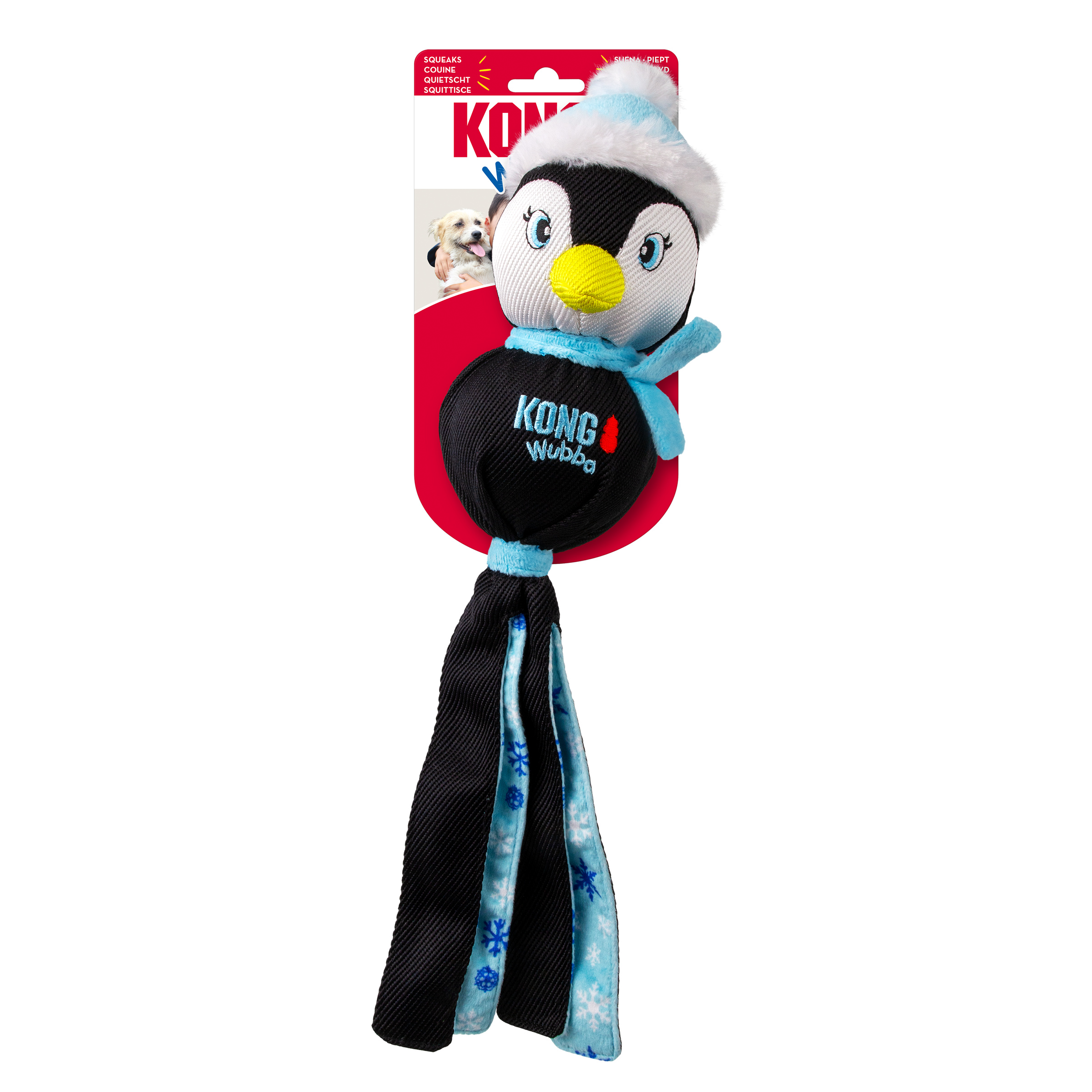 KONG Holiday Wubba™ Penguin Lg - Image 2
