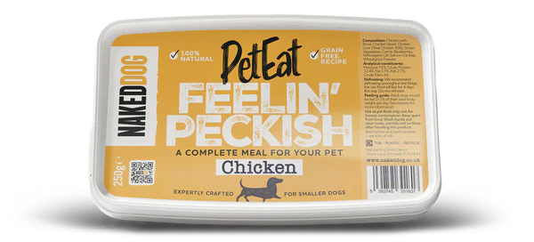 Naked Dog PetEat Feelin' Peckish Chicken - 250g