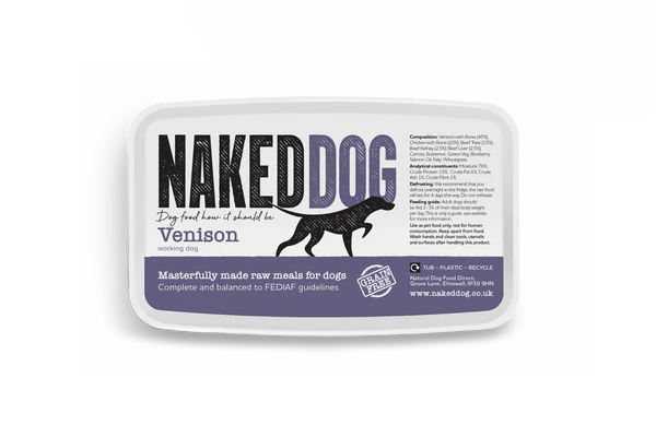 Naked Dog Original Venison 2 x 500g - Image 2