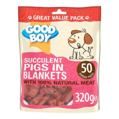 Good Boy Festive Succulent Pigs In Blankets 320g
