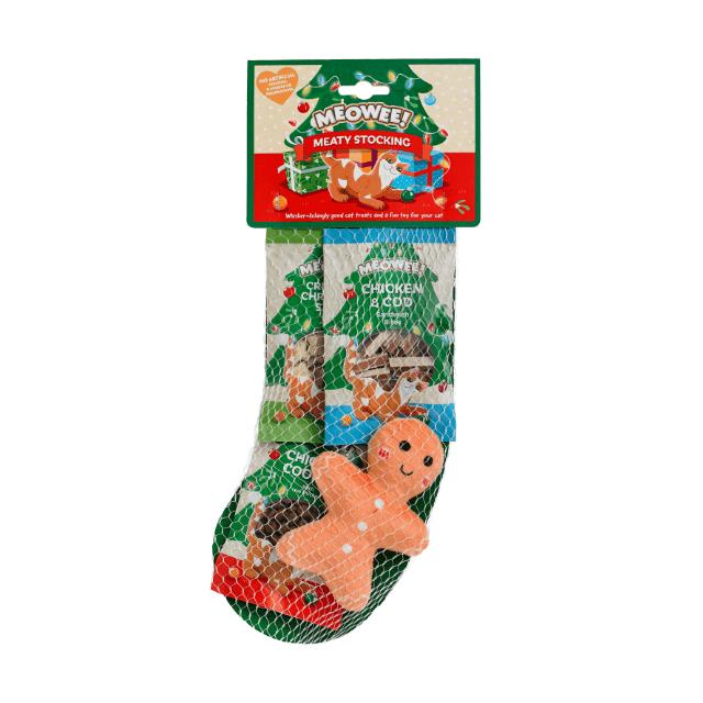 Meowee! Christmas Cat Stocking 90g