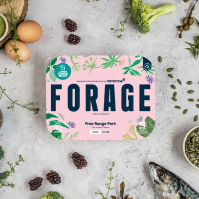 Naturaw Raw Dog Food - Forage:  Free Range Pork 500g