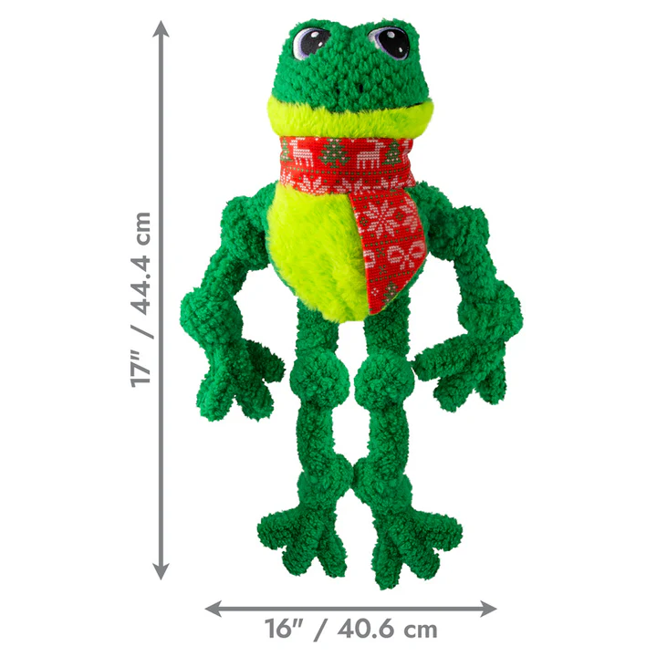 KONG Holiday Knots Frog L/XL - Image 3