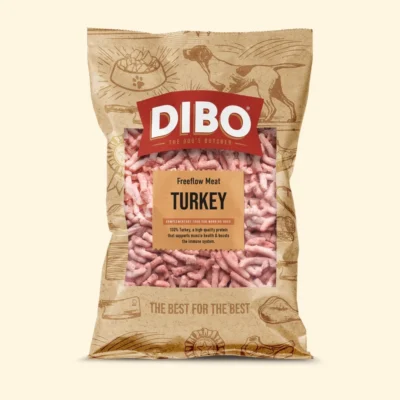 DIBO - Raw Dog Food Freeflow Turkey 1kg