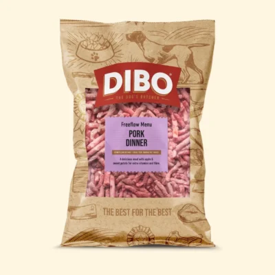 DIBO - Raw Dog Food Freeflow Pork Dinner 1kg