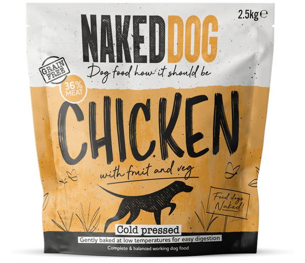 Naked Dog Chicken Cold Pressed Dog Food 2.5kg