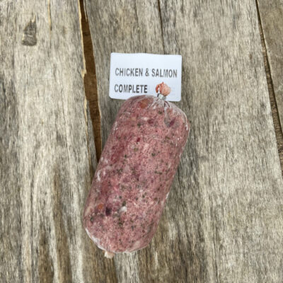 BULMER Raw Dog Food – Complete 80/10/10 Chicken & Salmon 454g