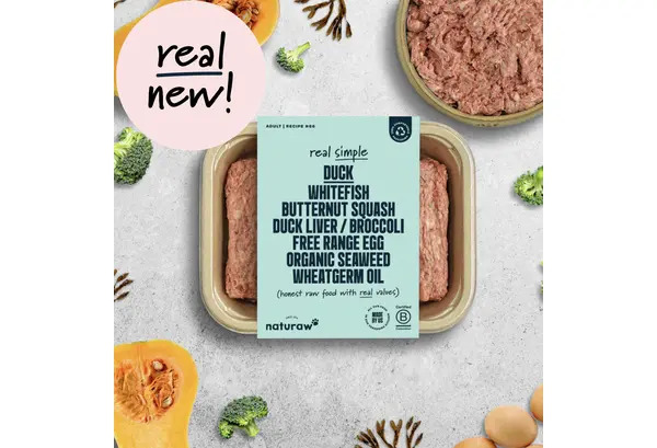 Naturaw Raw Dog Food - Real Simple Duck 500g