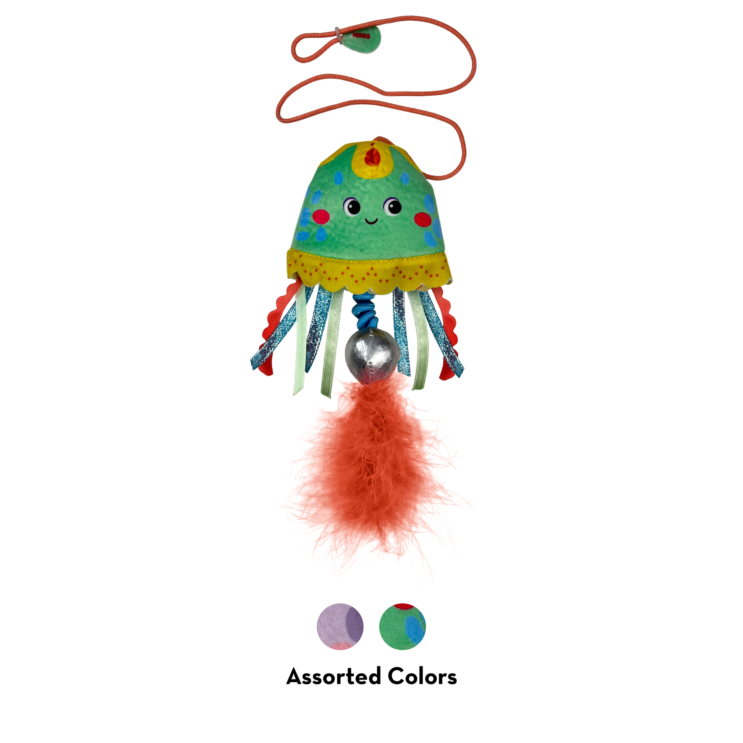 KONG Teaser Jellyfish Assorted Cat Toy