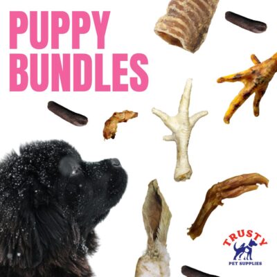 Trusty Pet Supplies Natural Dog Treat Bundles For Puppies 8 Weeks +