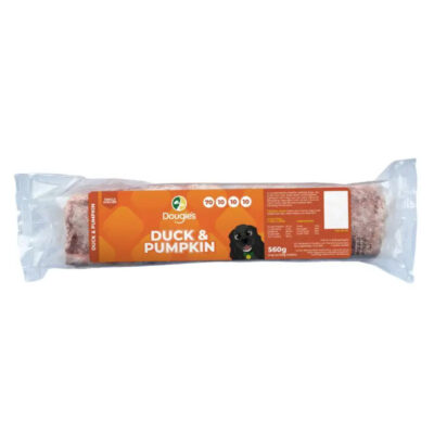 Dougie’s Raw Dog Food –  Duck & Pumpkin 70/10/10/10 560g